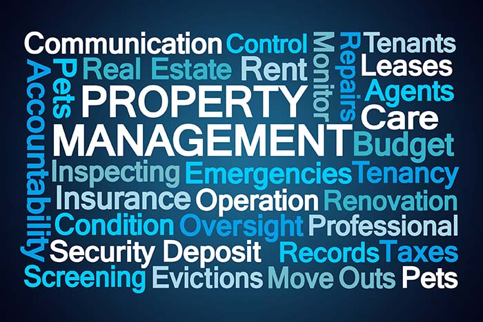 Property management word cloud